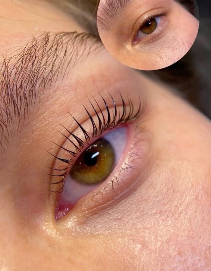 Lifting de pestañas realizado en Lumé Estética